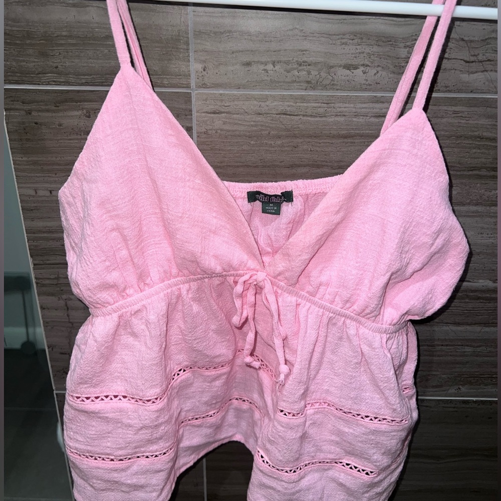 Wild Fable Pink Flowy Top